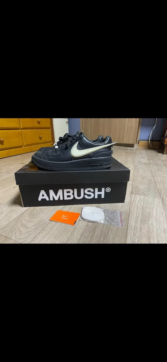 앰부쉬 에어포스 1 로우 블랙 270 상품이미지1