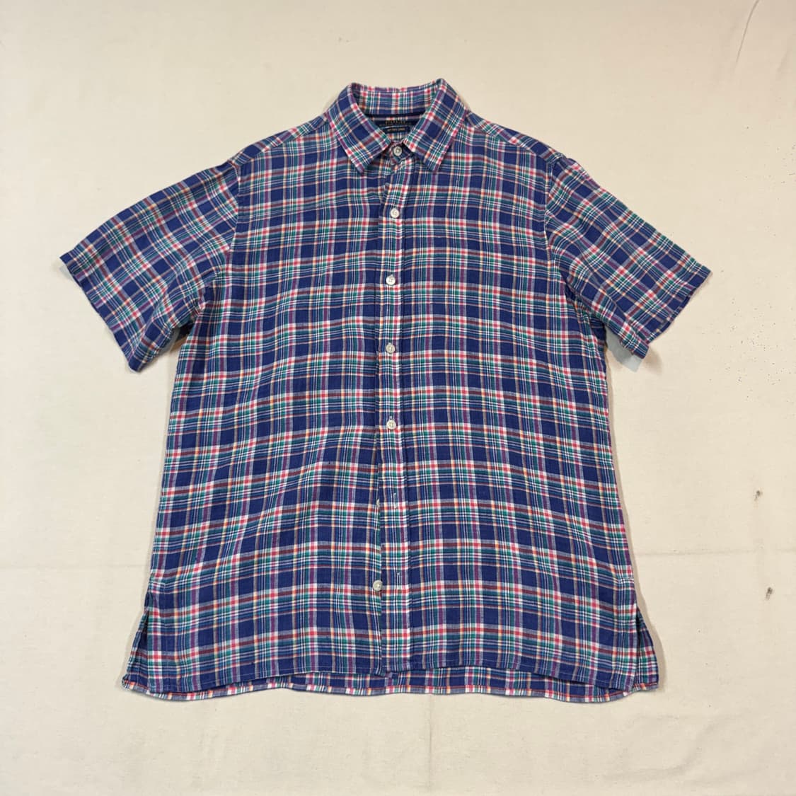 S) 폴로 랄프로렌 씨 소프트 린넨 체크 셔츠 상품이미지1