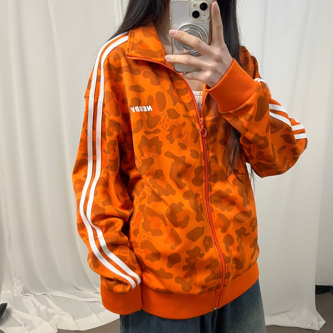 Nerdy Orange Camo Jersey 상품이미지3