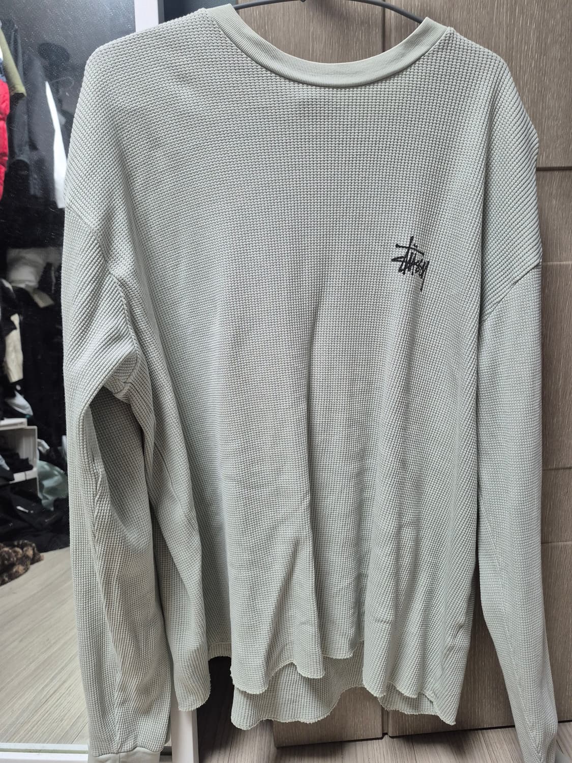 스투시 오다이드 롱슬리브 써멀그레이 L사이즈 상품이미지2