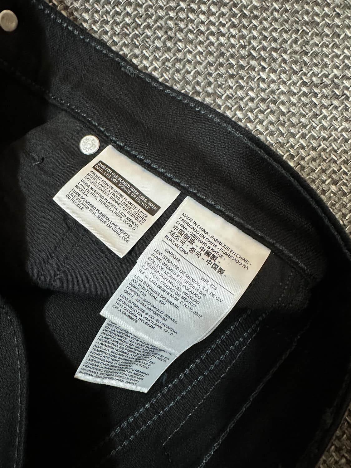 리바이스 블랙 데님 상품이미지4