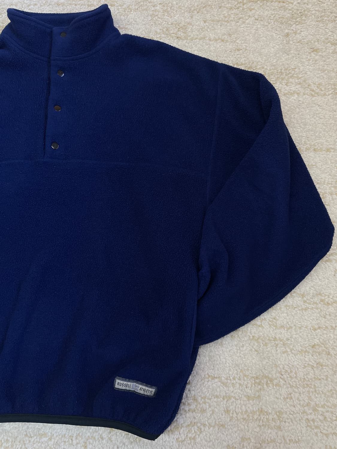 90s Russell 러셀 made USA 후리스 풀오버 플리스 신칠라 상품이미지5
