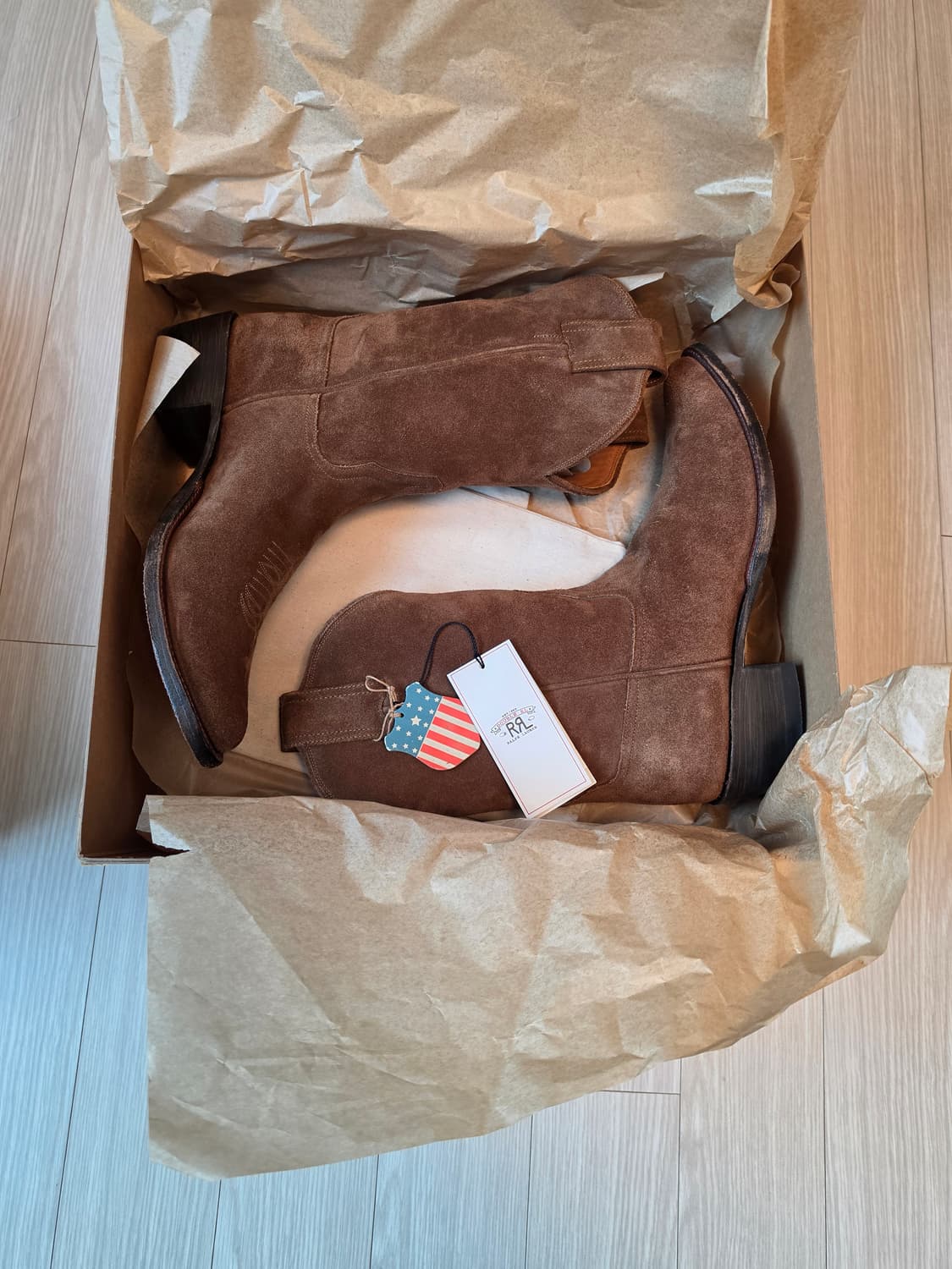 더블알엘 rrl 플레인뷰 러프아웃 스웨이드 부츠 10D 상품이미지2