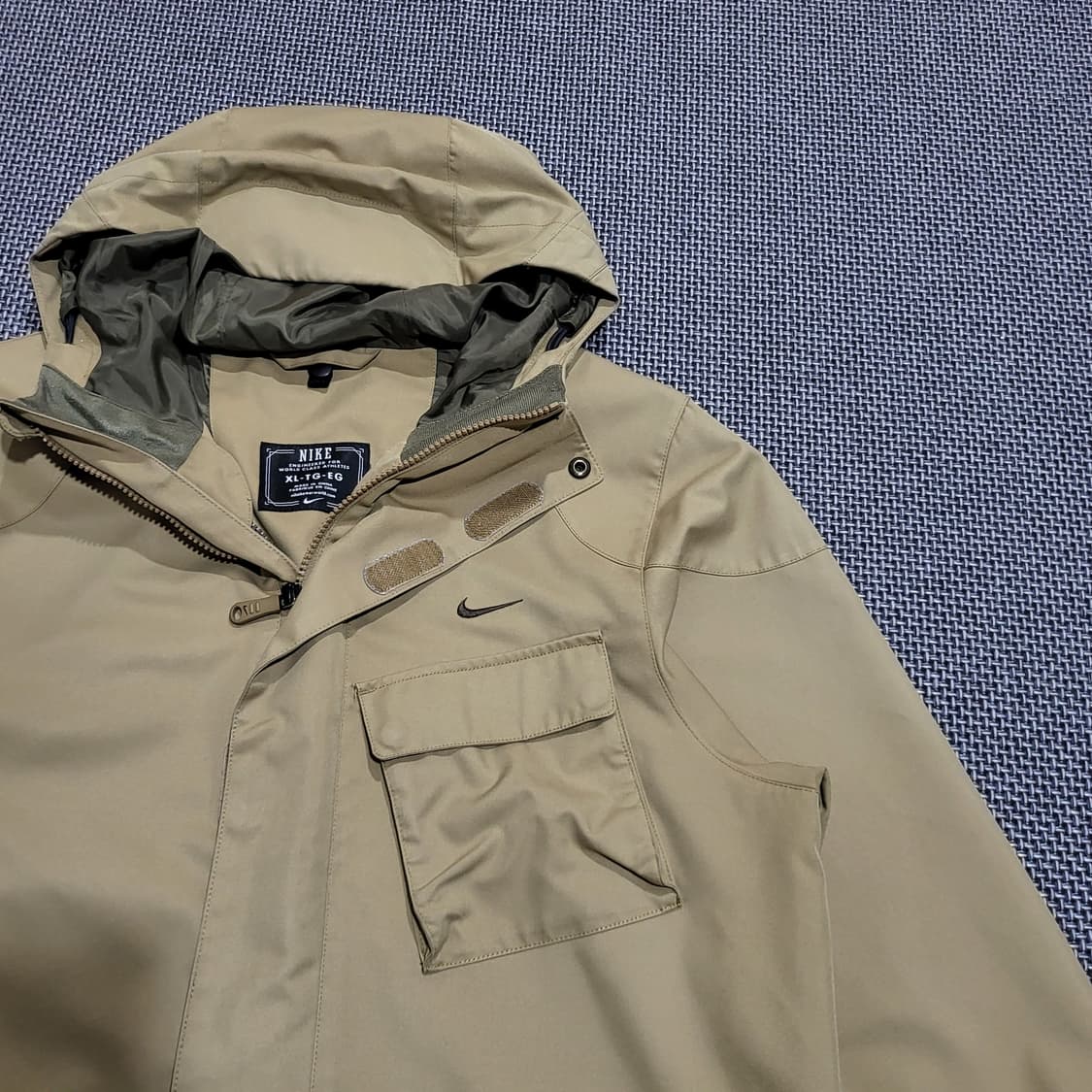나이키 베이지 드라이핏 투웨이 후드 자켓 (XL) 상품이미지4