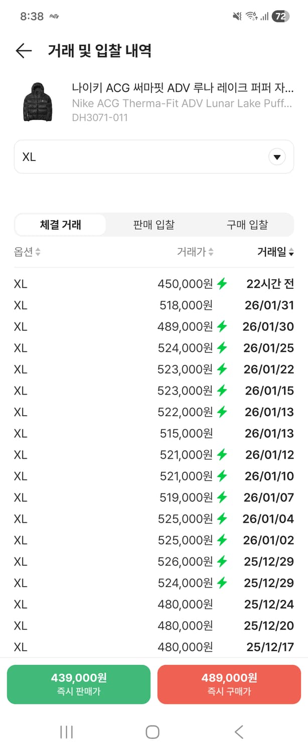 나이키 acg 구형 루나레이크XL 블랙 민트급 판매합니다 상품이미지5