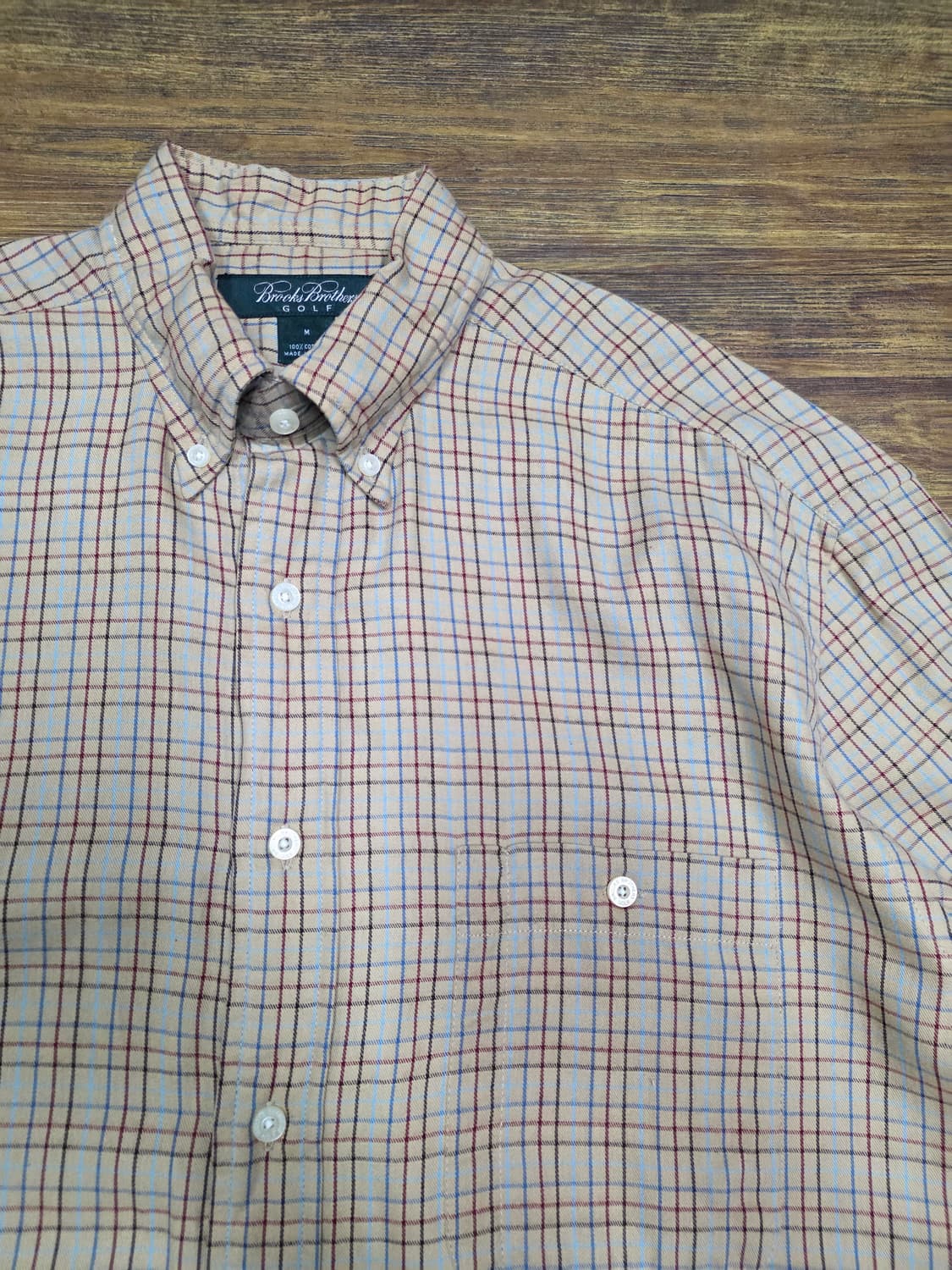 브룩스브라더스골프 체크남방 미사용품  상품이미지2