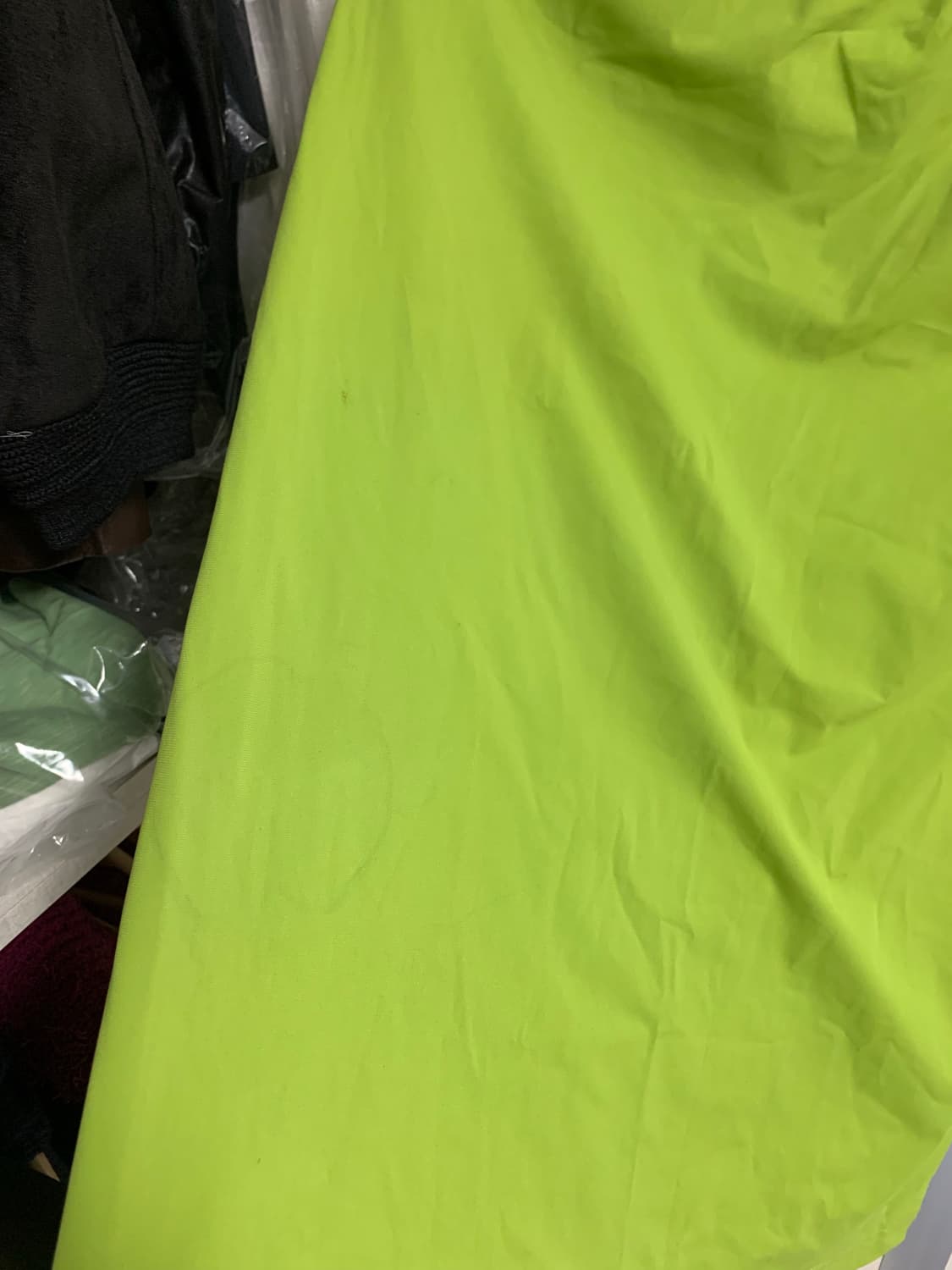 엔조블루스 라임 미디 스커트 새상품(오염) 상품이미지7