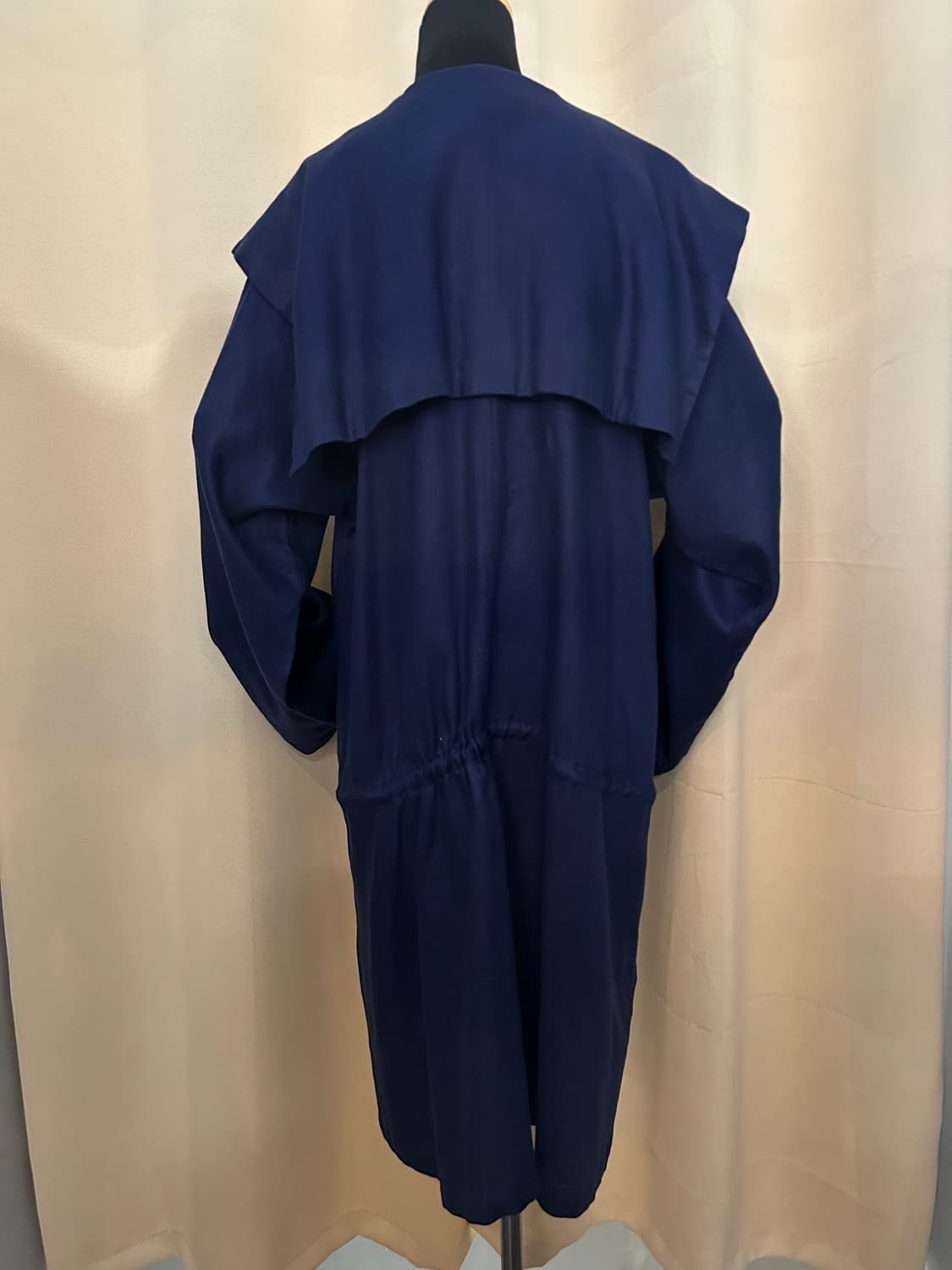 요지 야마모토 린넨100% 네이비 아방가르드 스트링자켓 상품이미지5