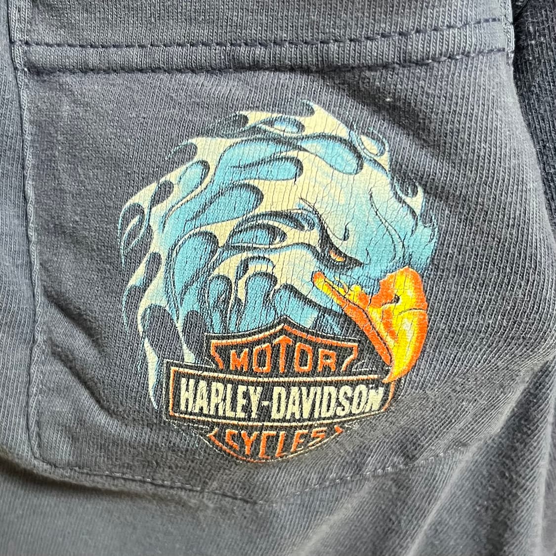 Harley Davidson Flame Pocket Long Sleeve 상품이미지3