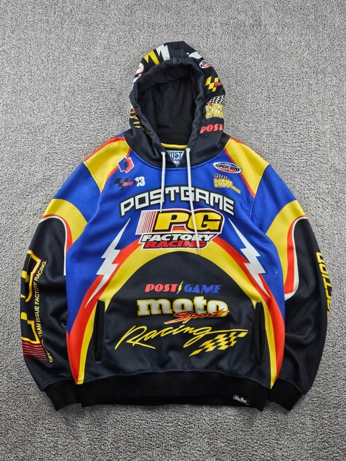 POST GAME PG팩토리 모터레이싱 후드 티셔츠 (3XL)/10949 상품이미지1