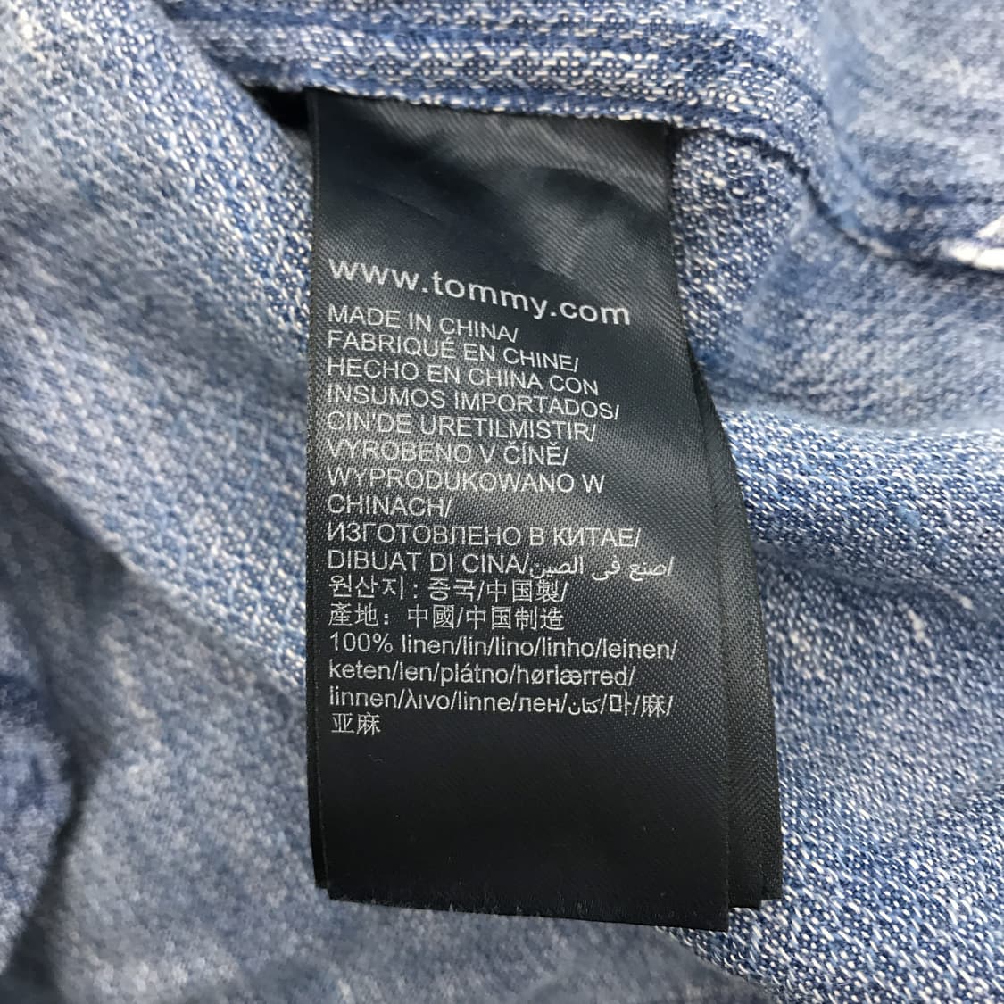 타미힐피거 프리미엄 린넨셔츠 [S] 상품이미지5