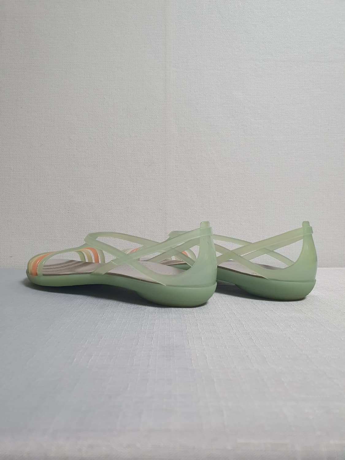 240mm 크록스 이사벨라 샌들 젤리 스트랩 민트 W7 상품이미지7