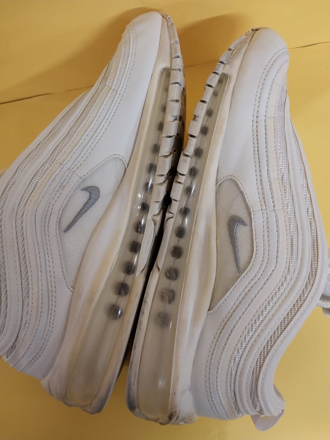 남성 나이키 에어맥스 97 화이트 운동화 (265) 상품이미지7