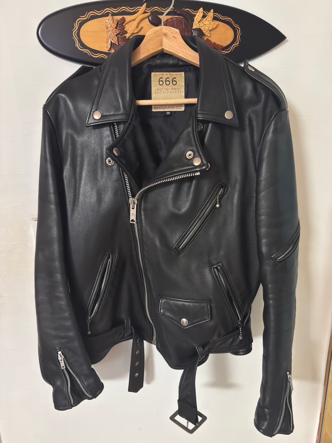 666 스티어하이드 레더자켓 상품이미지1