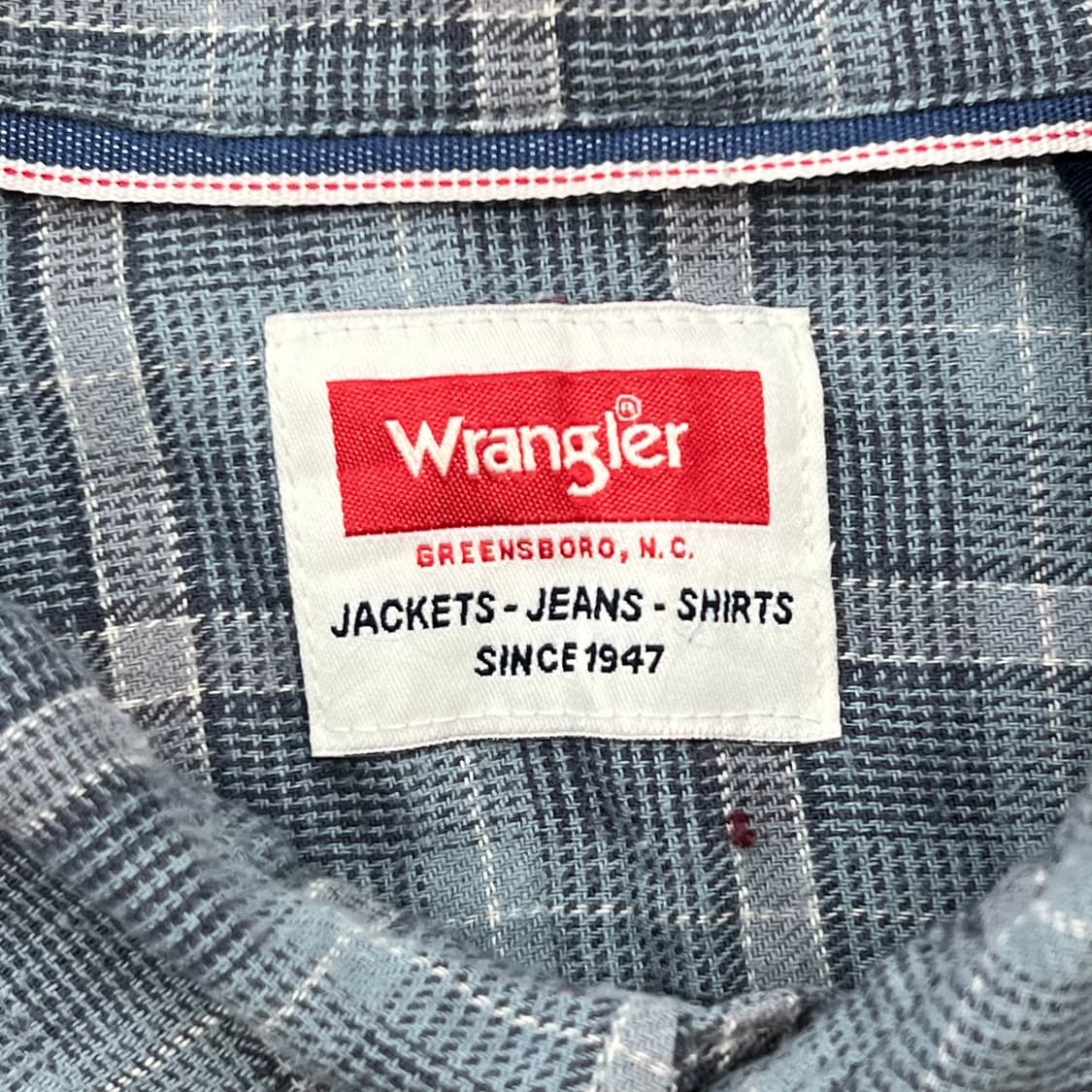 랭글러 체크 셔츠 r2737 상품이미지5