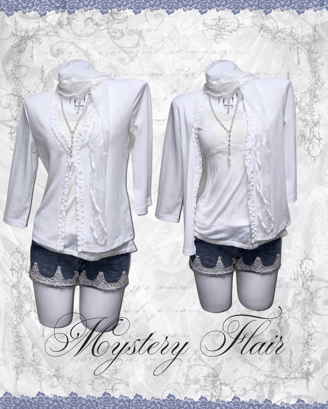 데일리 앤젤페어리 코디세트 6pcs 레이스 머플러 상품이미지3