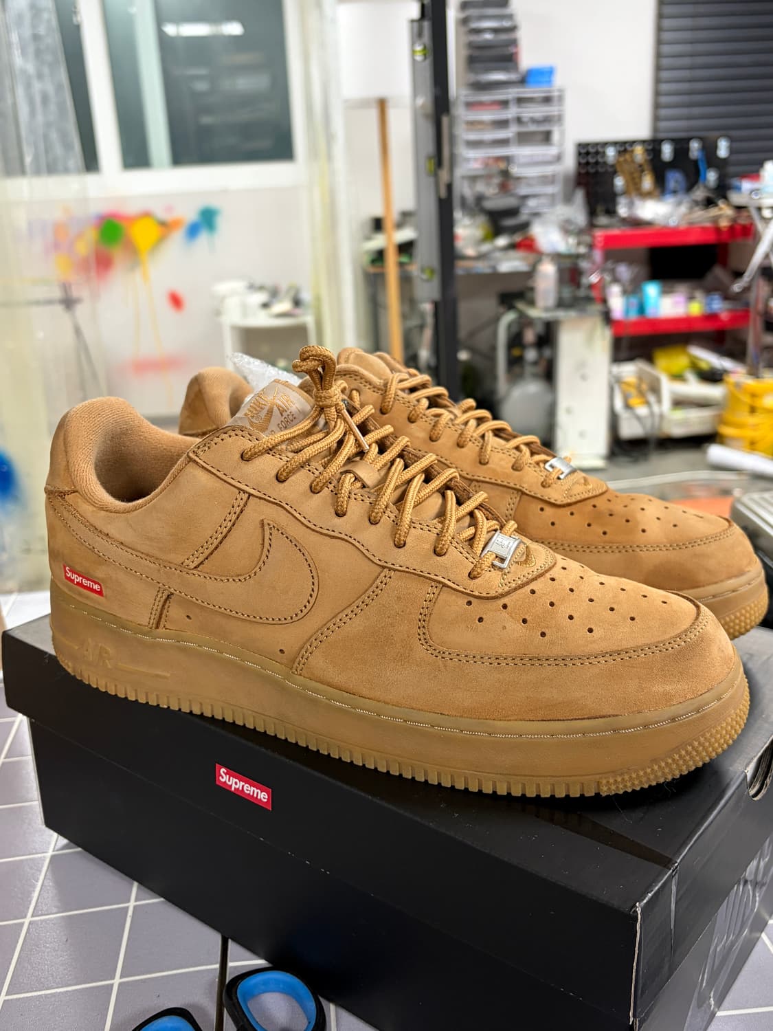 나이키 슈프림 에어포스1 플랙스 된장 290 상품이미지1