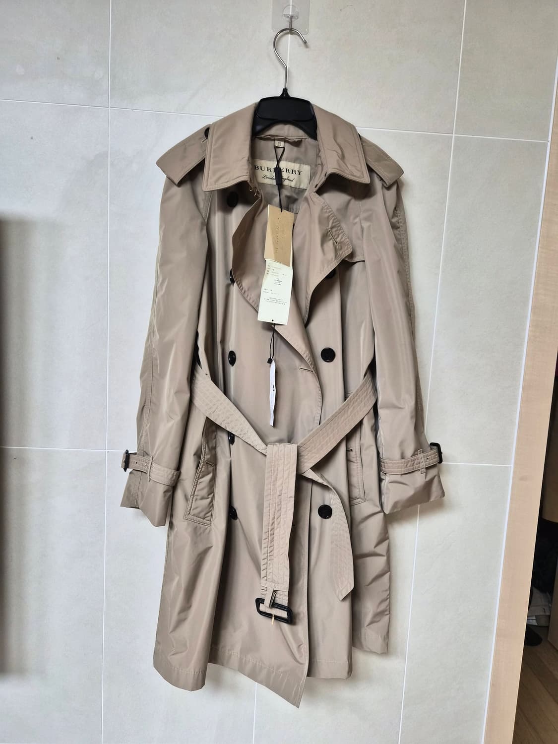버버리정품 발모랄 트렌치코트 66 상품이미지4