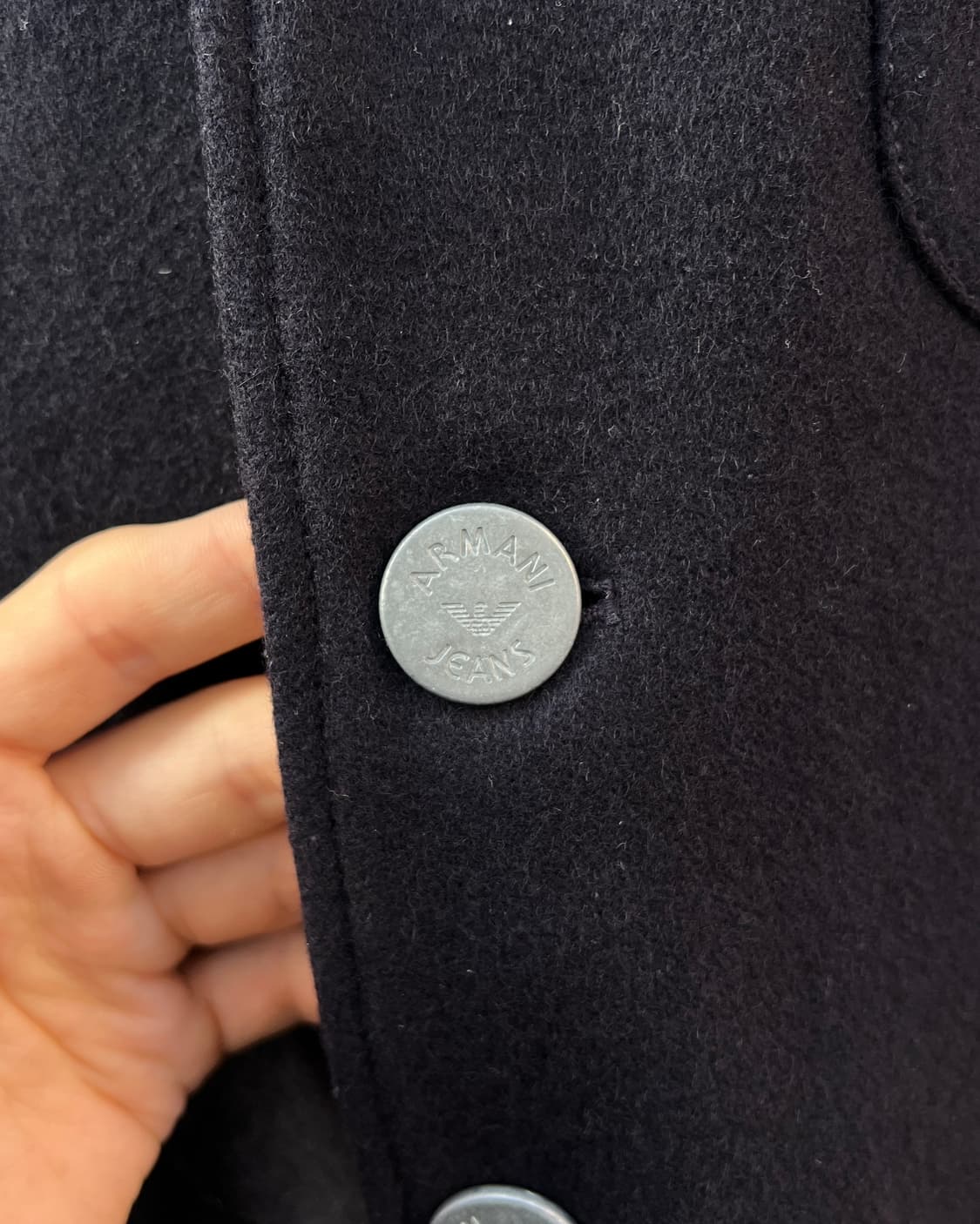 [L] 90s 아르마니 진스 울 필드 자켓 상품이미지3