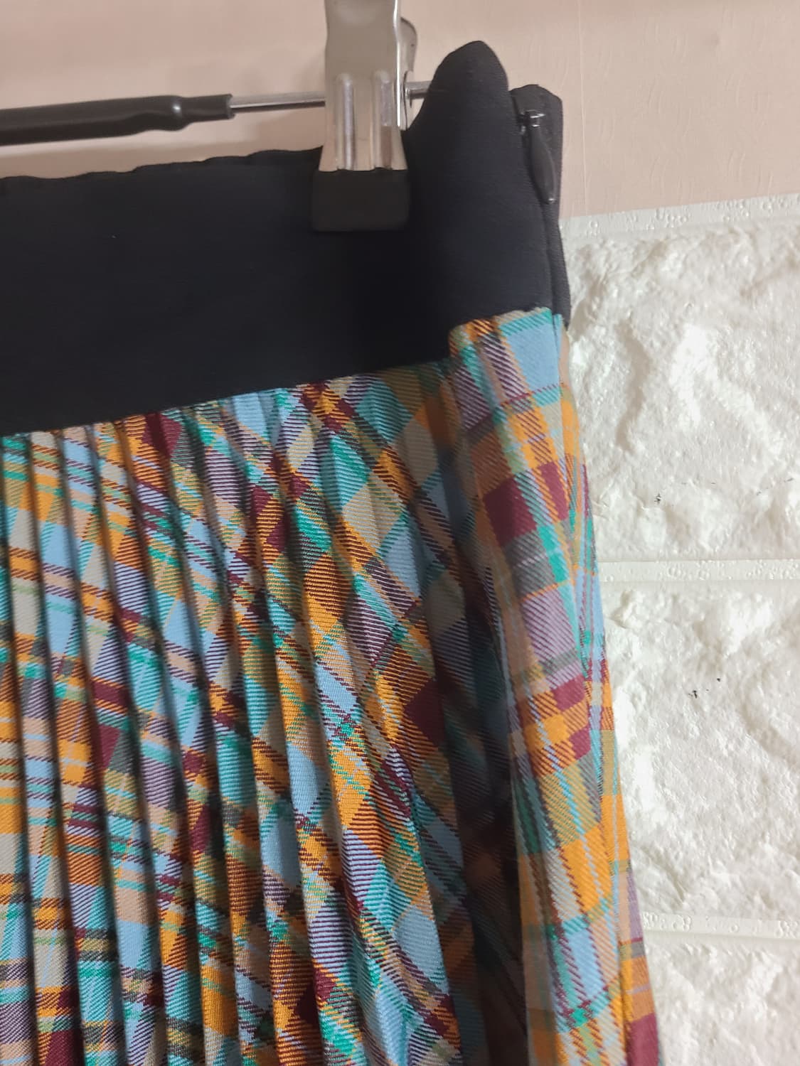 People of the World 체크 롱 스커트 S 상품이미지3