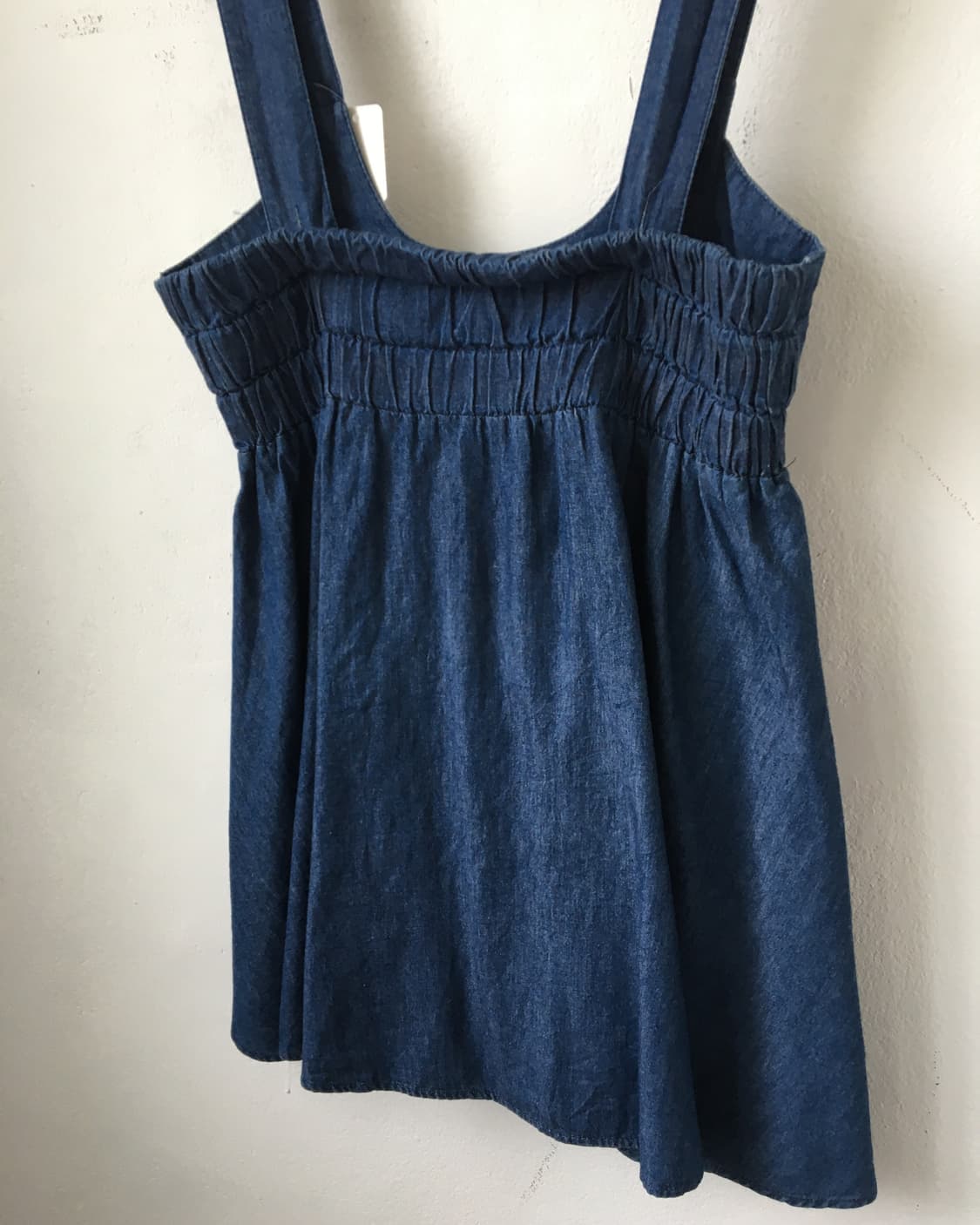 Denim suspender mood onepiece 상품이미지5