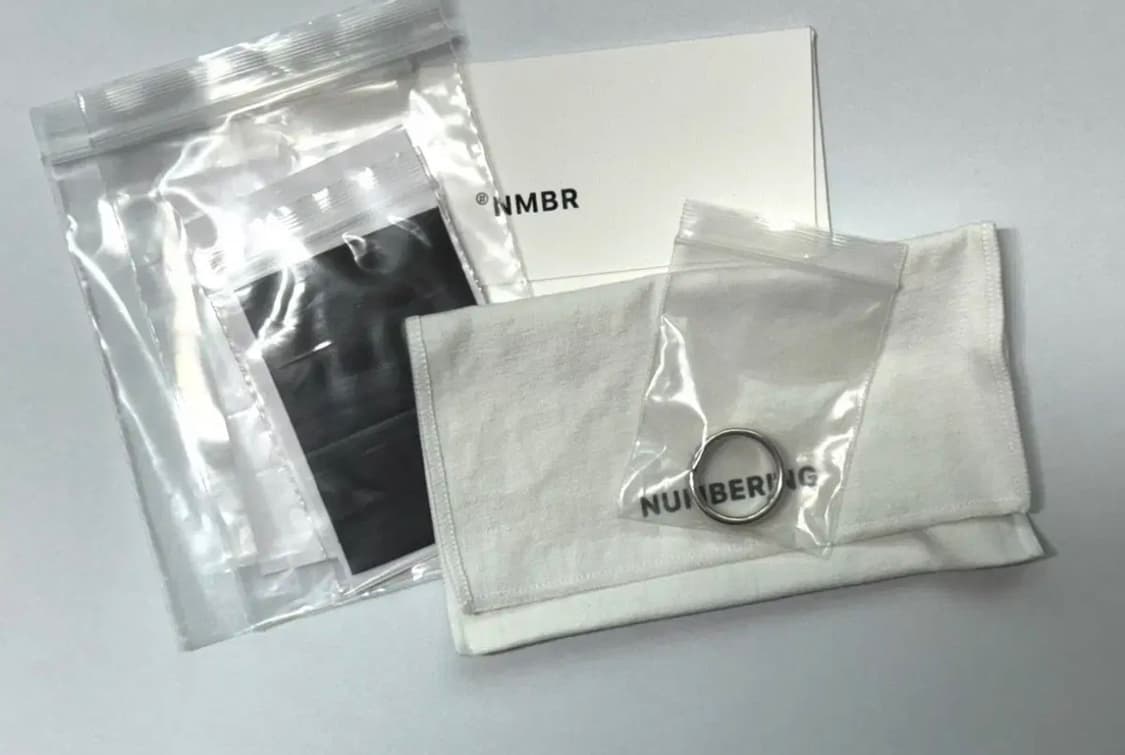 넘버링 코일 반지 실버 #8407 상품이미지5