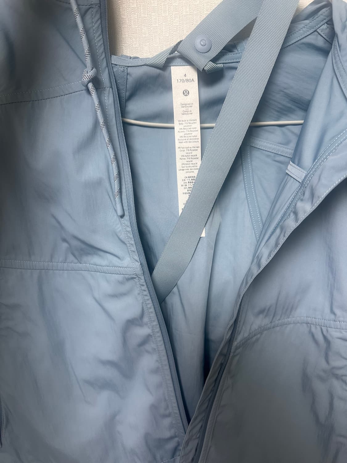 룰루레몬 바람막이 크롭자켓  상품이미지2