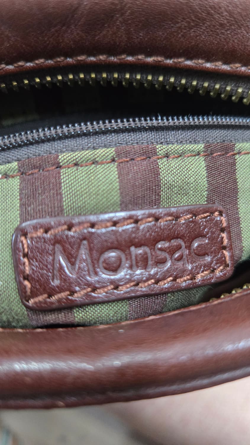 몽삭 Monsac-   앤틱스타일  가죽 미니 크로스백유니크한 디자ㅣ인 상품이미지8