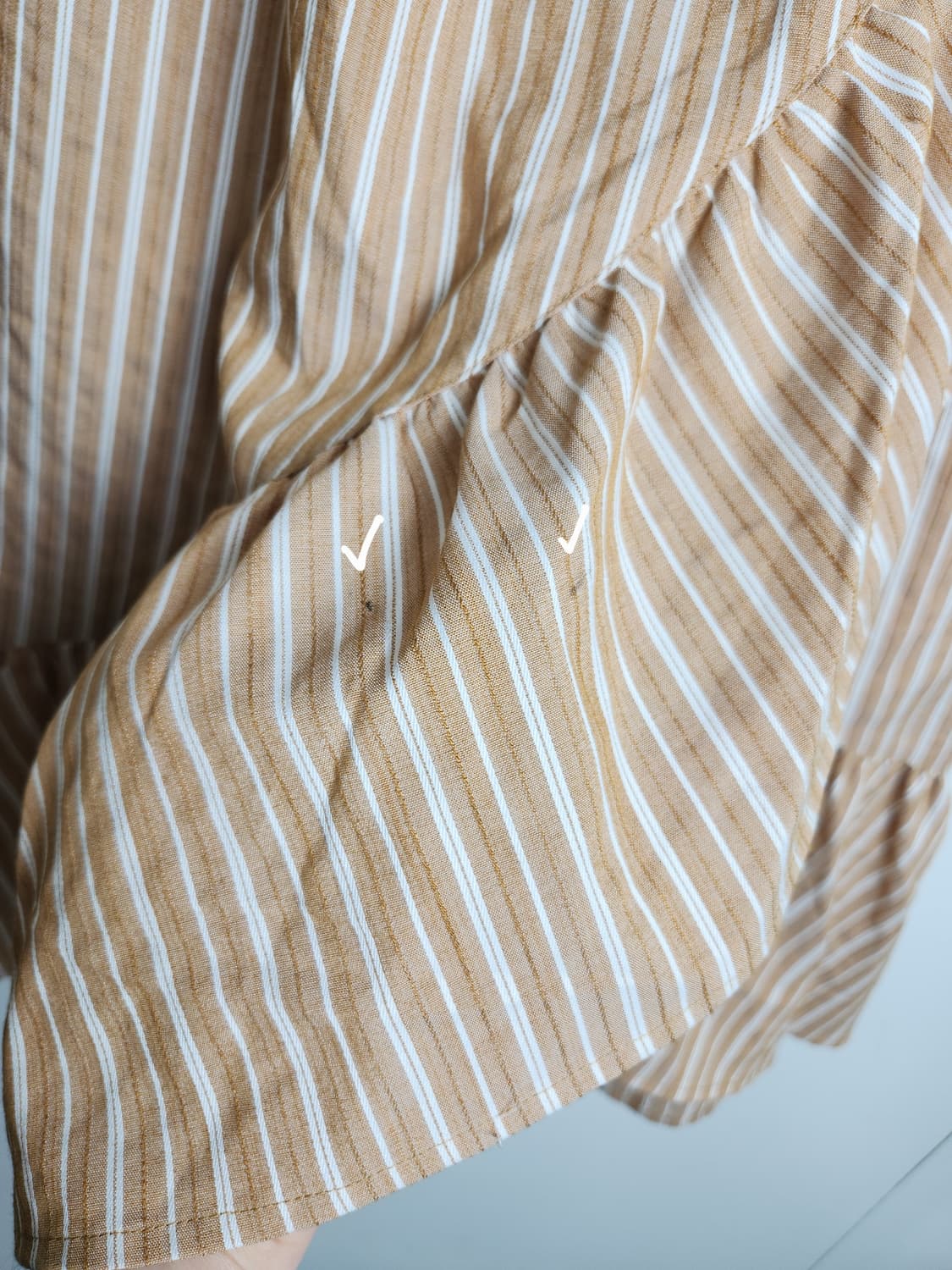 러플 스트라이프 롱 스커트 상품이미지9