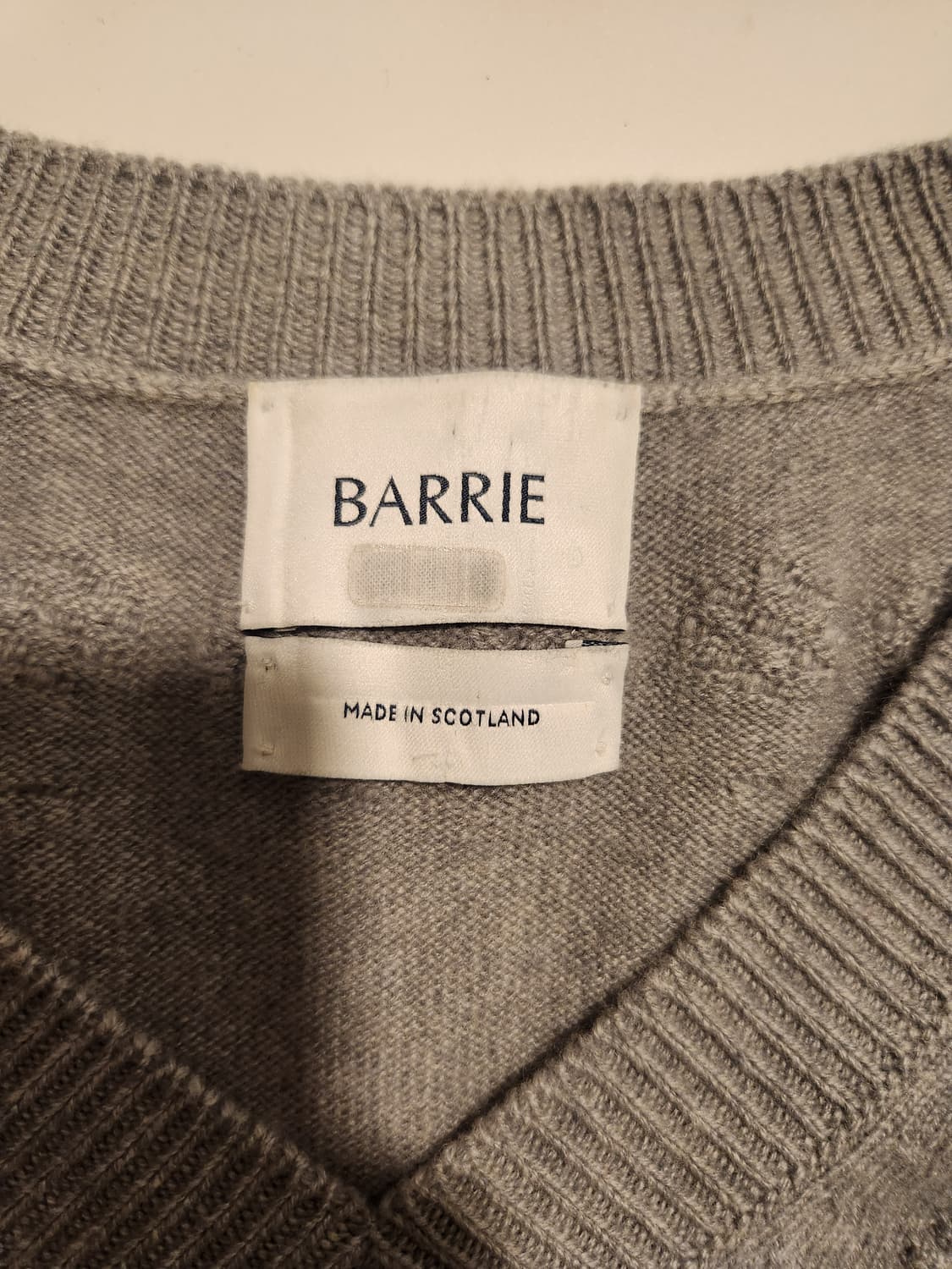 (정품)샤넬 배리 BARRIE 캐시미어 브이넥 니트 상품이미지6