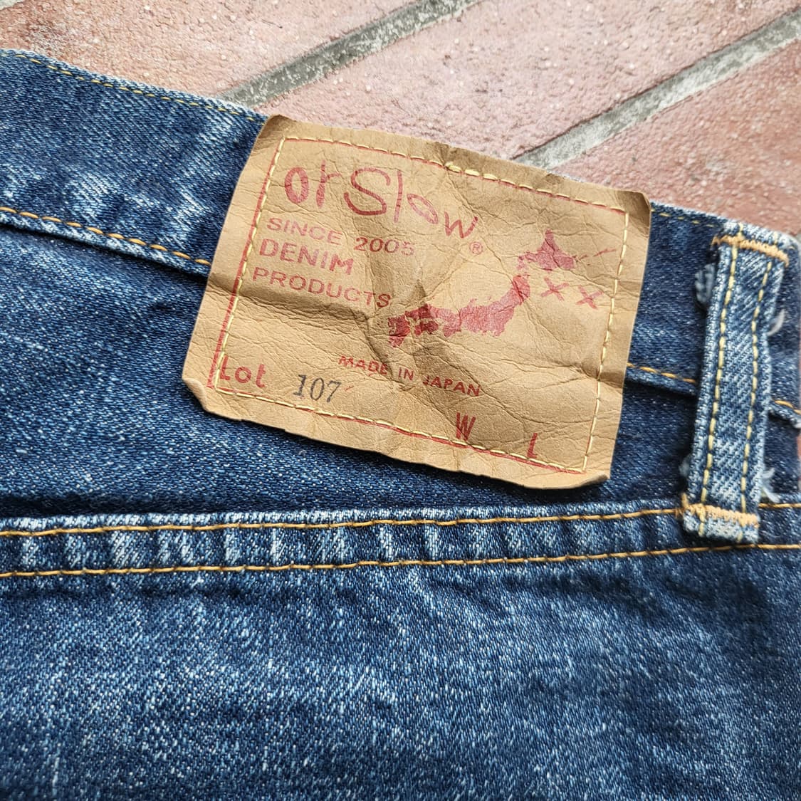 오어슬로우 107 데님 팬츠 1사이즈 상품이미지8