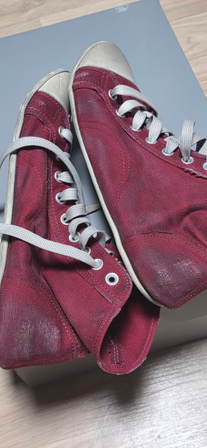 발렌시아가 파리 울트라 플랫 하이 탑 스니커즈 레드 42 상품이미지1