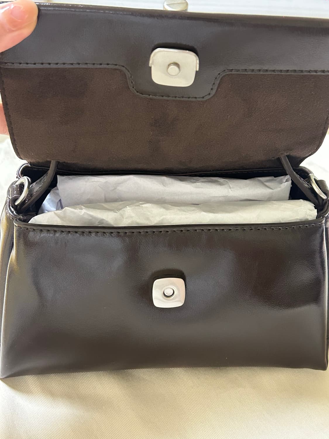 쿠론 Fermier Cross 20 브라운 크로스백 상품이미지6