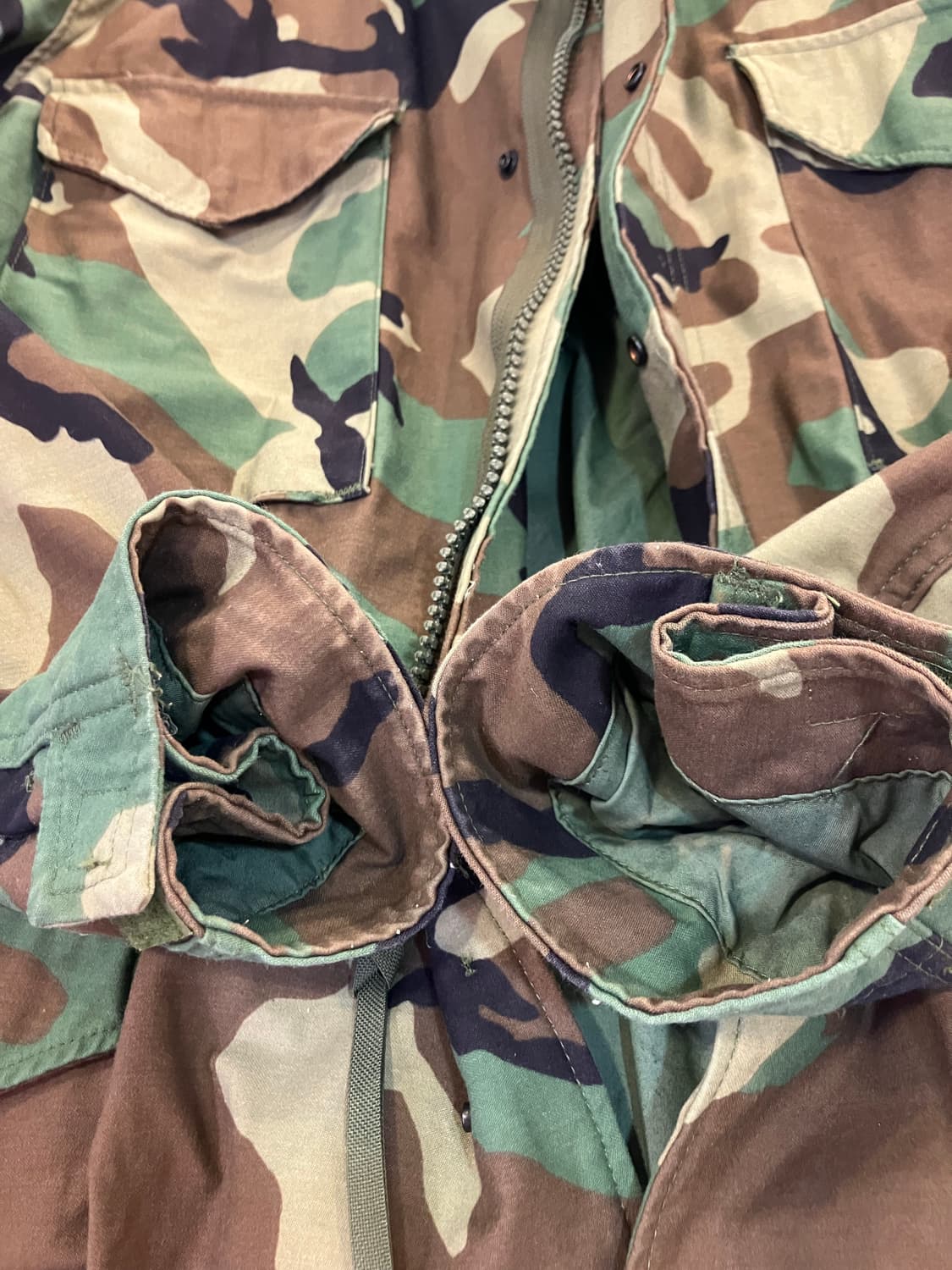 미군 M65 우드랜드 필드자켓 L 상품이미지9