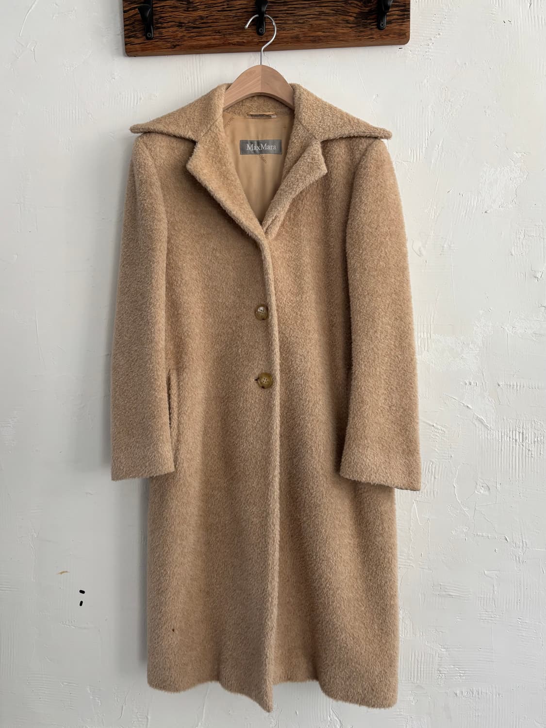 Max Mara 막스마라 알파카 싱글 코트 상품이미지4