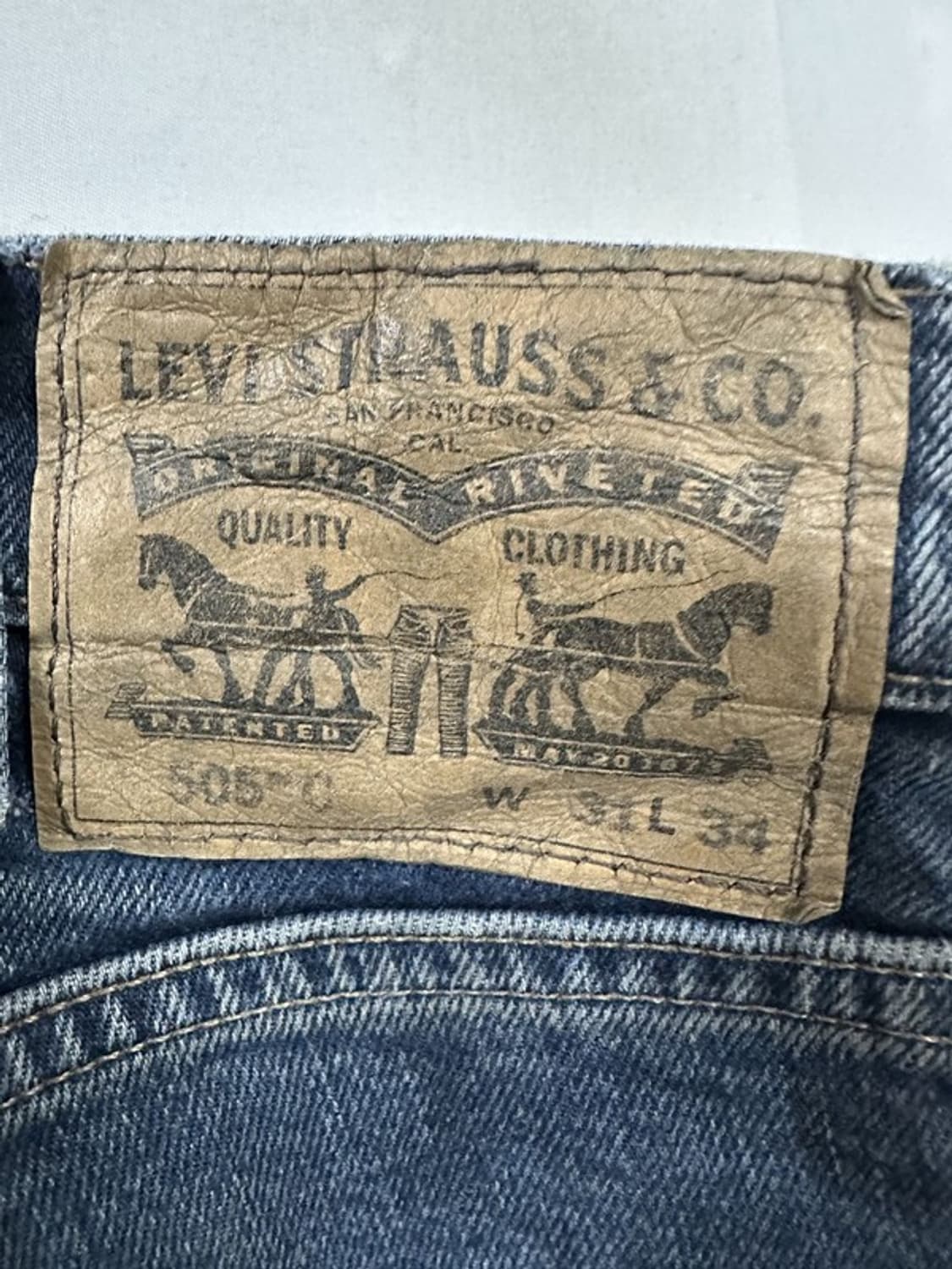 [W31L34] LEVI'S 리바이스505c 10s 복각 오렌지탭 빈티지 상품이미지5