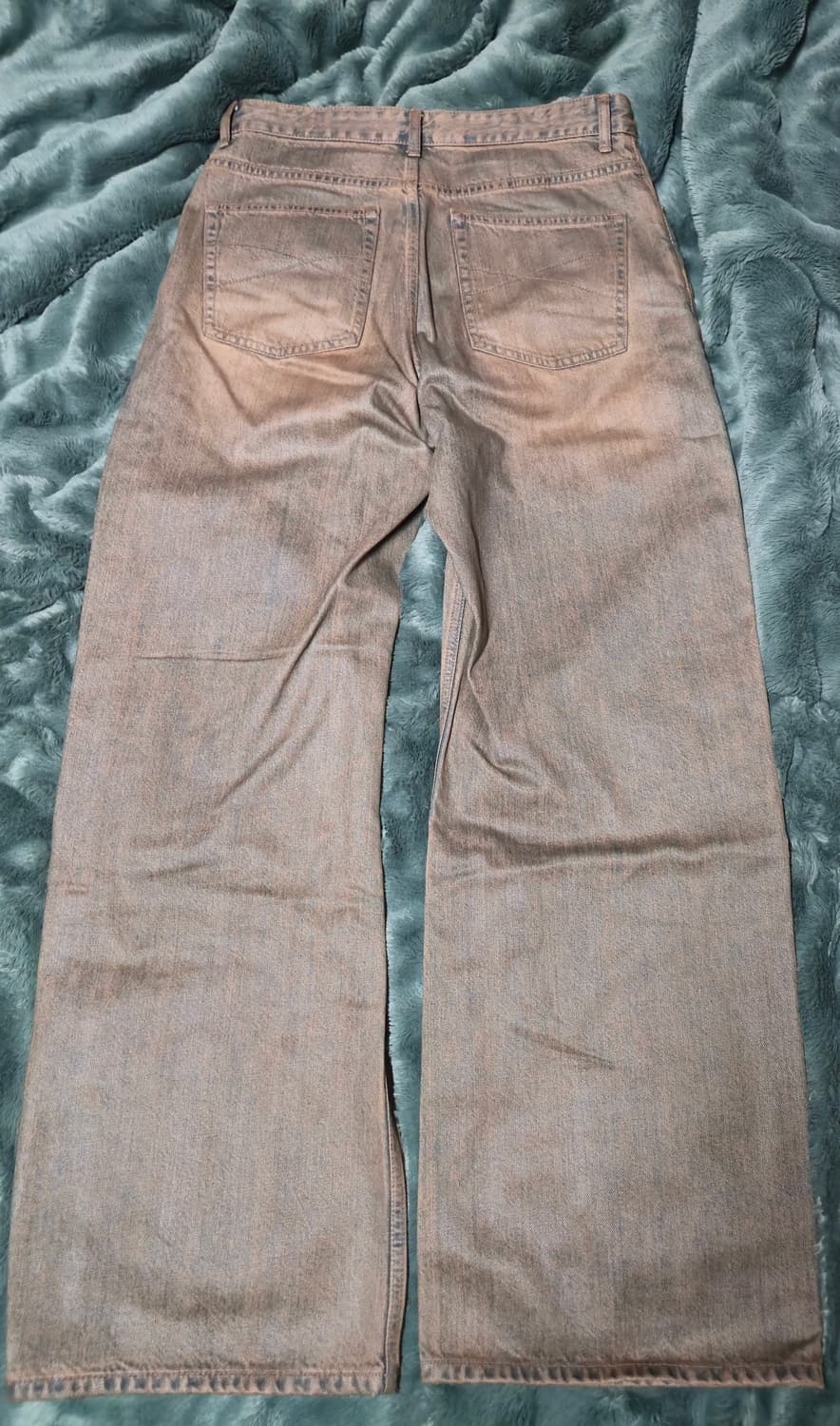 벨리에 트루 와이드 데님 팬츠 오일드 인디고 상품이미지3