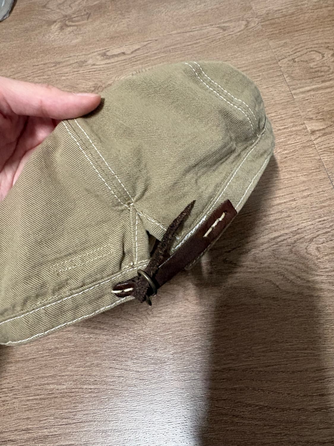 캐피탈 체크 캡 모자 상품이미지4