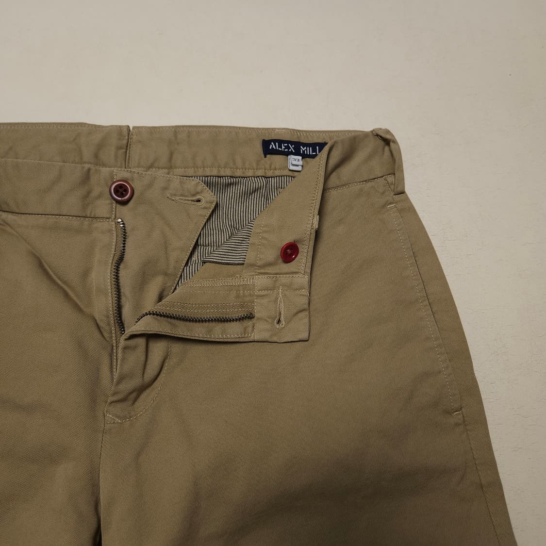 [32] 알렉스밀 alexmill 치노팬츠 베이지 카키 상품이미지2