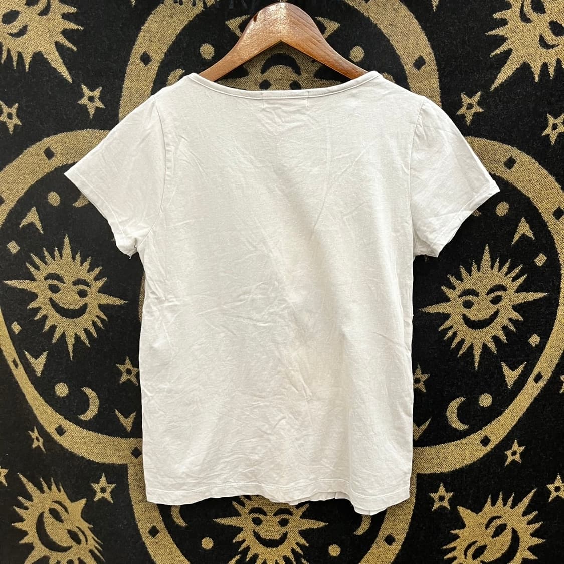 빈티지 란제리코어 페미닌 레이스 레이어드 반팔티 K0107 상품이미지4