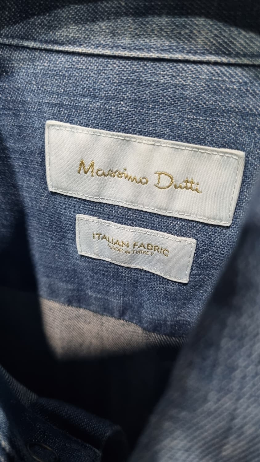 (마시모두띠) 봄남방 (웨스턴 데님셔츠) 100~슬림105 상태깔끔 상품이미지2