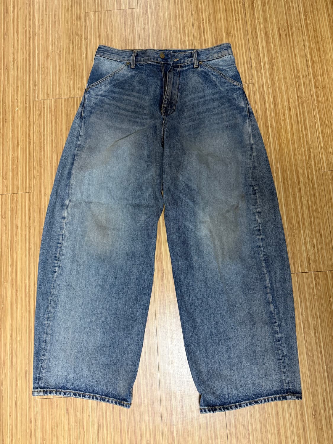 해칭룸 와이드 커브드 진 5사이즈 상품이미지2