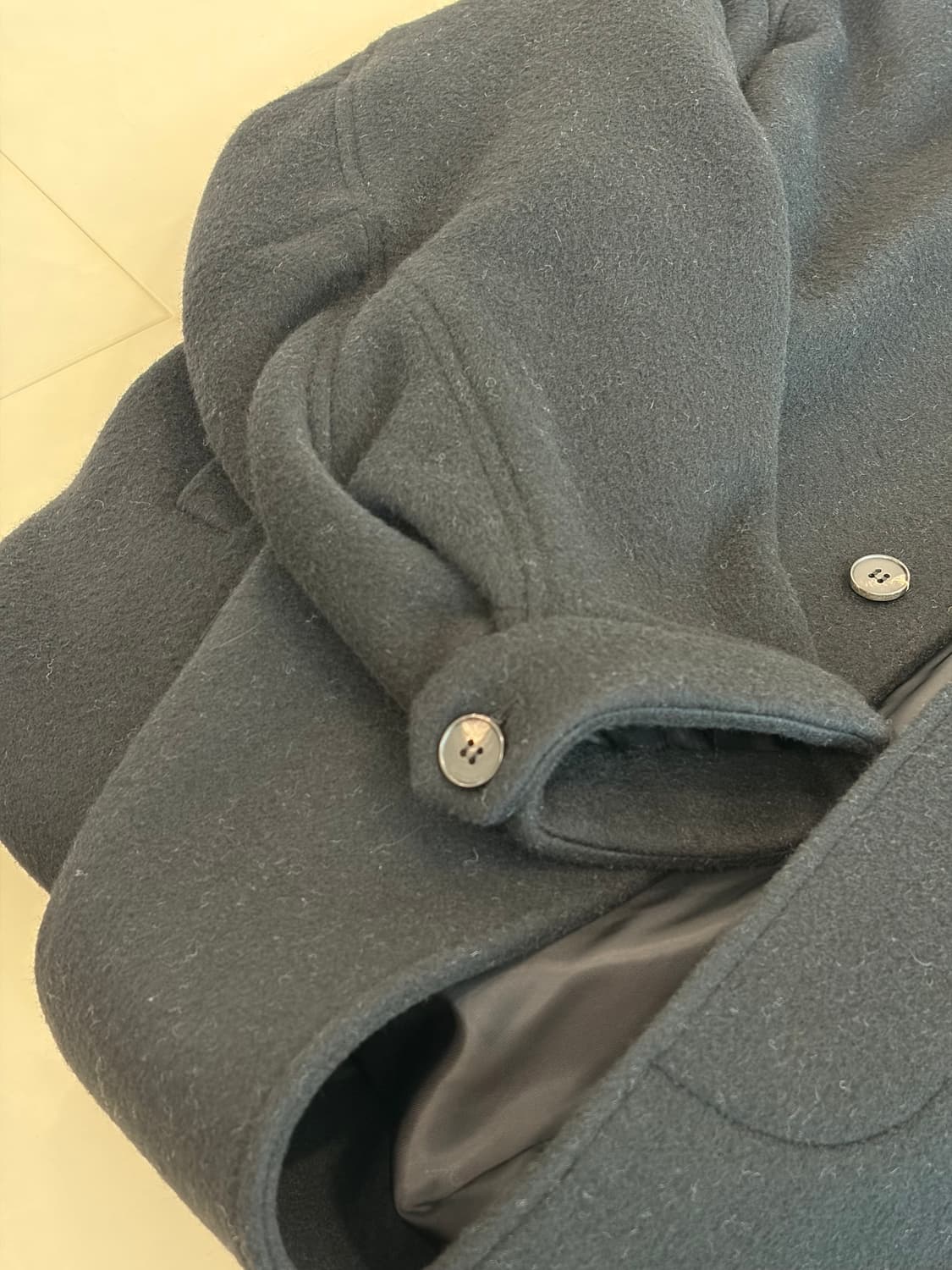 어데케이드 서스테인 서플라이 울 코트 블랙 2(105) 상품이미지8