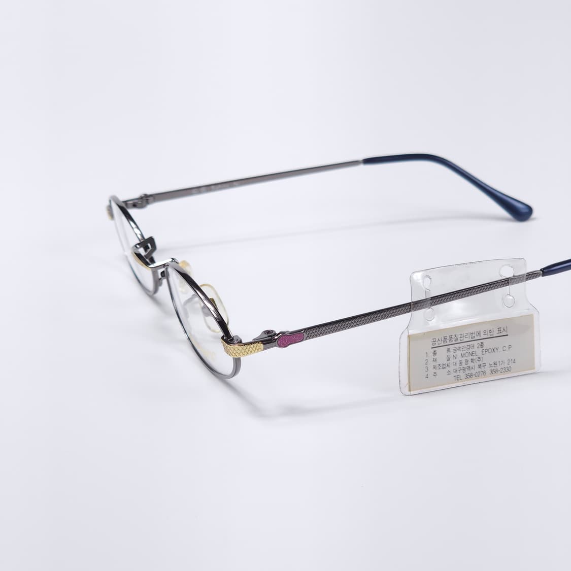 90년도 빈티지 오벌형 긱시크 안경 상품이미지1