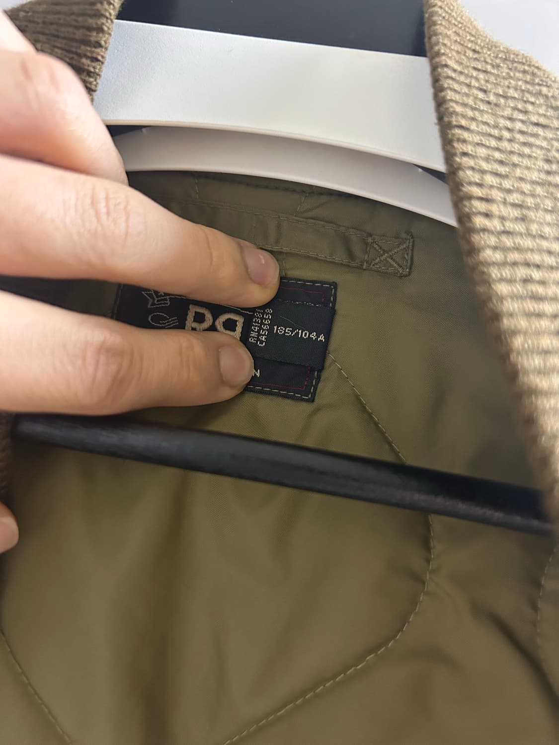 더블알엘 누빔 자켓 XL 상품이미지4