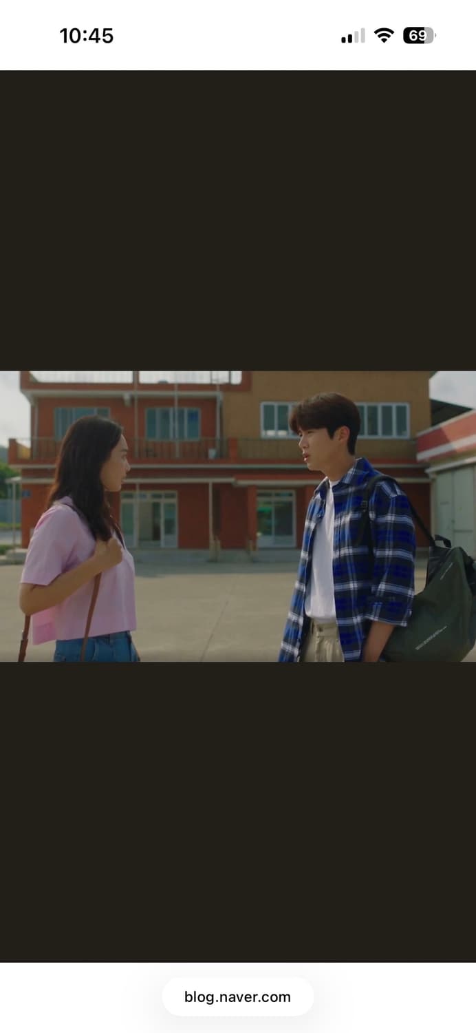 아크네 플란넬 블루 셔츠(김선호셔츠) 상품이미지5