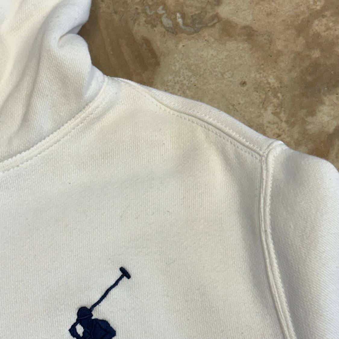 S 폴로랄프로렌 빅포니 화이트 후드티 상품이미지8