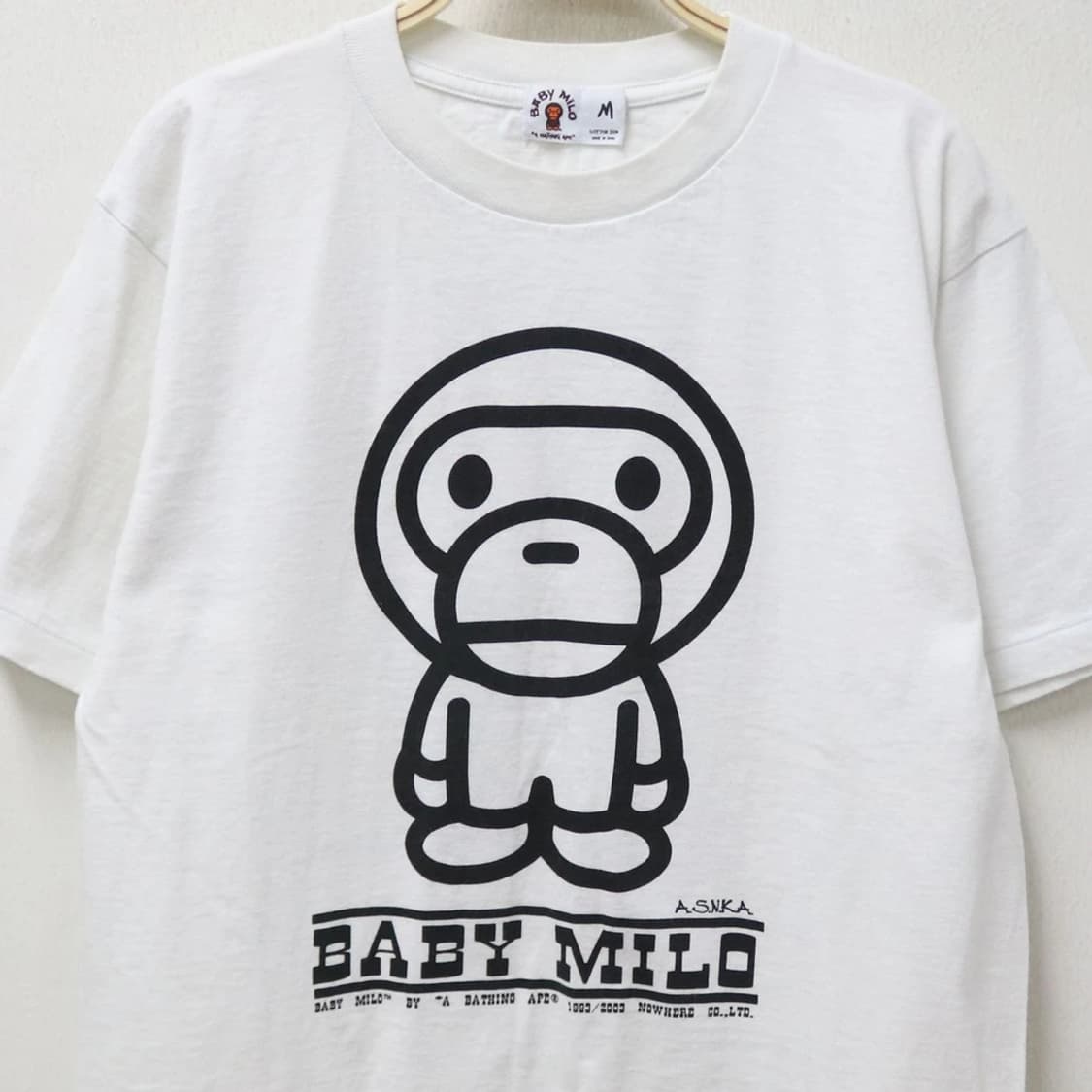 베이프 베이비 마일로 반팔 티셔츠 66111 상품이미지3
