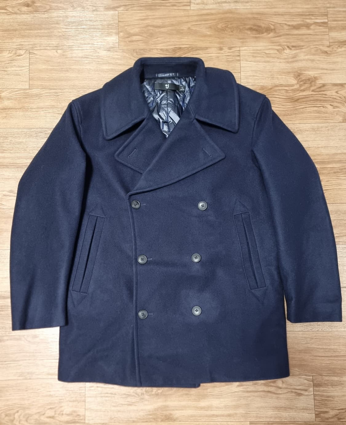 유니클로 +j 질샌더 피코트 네이비 L 상품이미지6