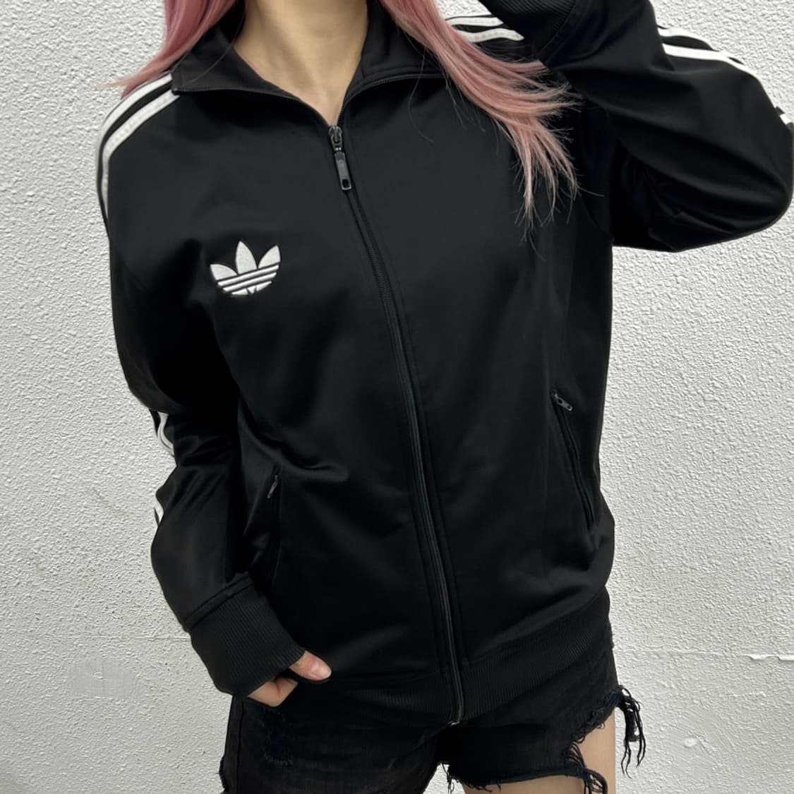 아디다스 파이어버드 블랙 트랙탑 100 상품이미지2